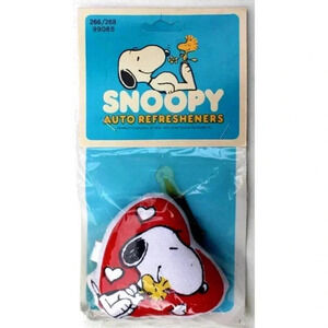Sealed 1965 Vintage Peanut Snoopy Cool Sunglasses Woodstock Auto Refreshener NOS